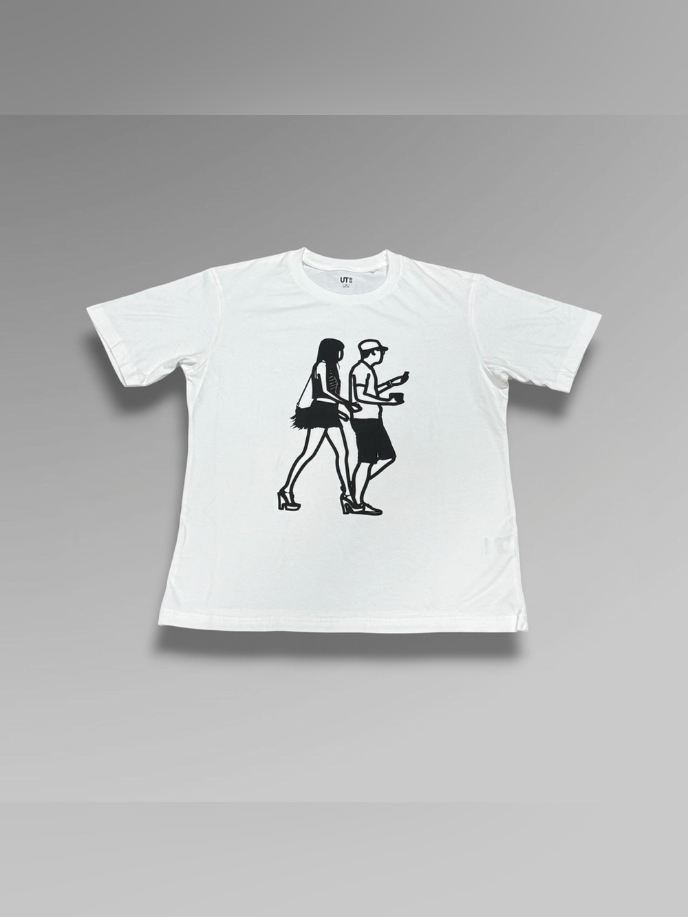 Uniqlo x Julian Opie Couple Walking Tee
